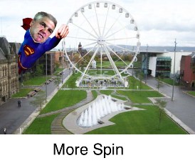 Ray Mallon BIG WHEEL in Middlesbrough